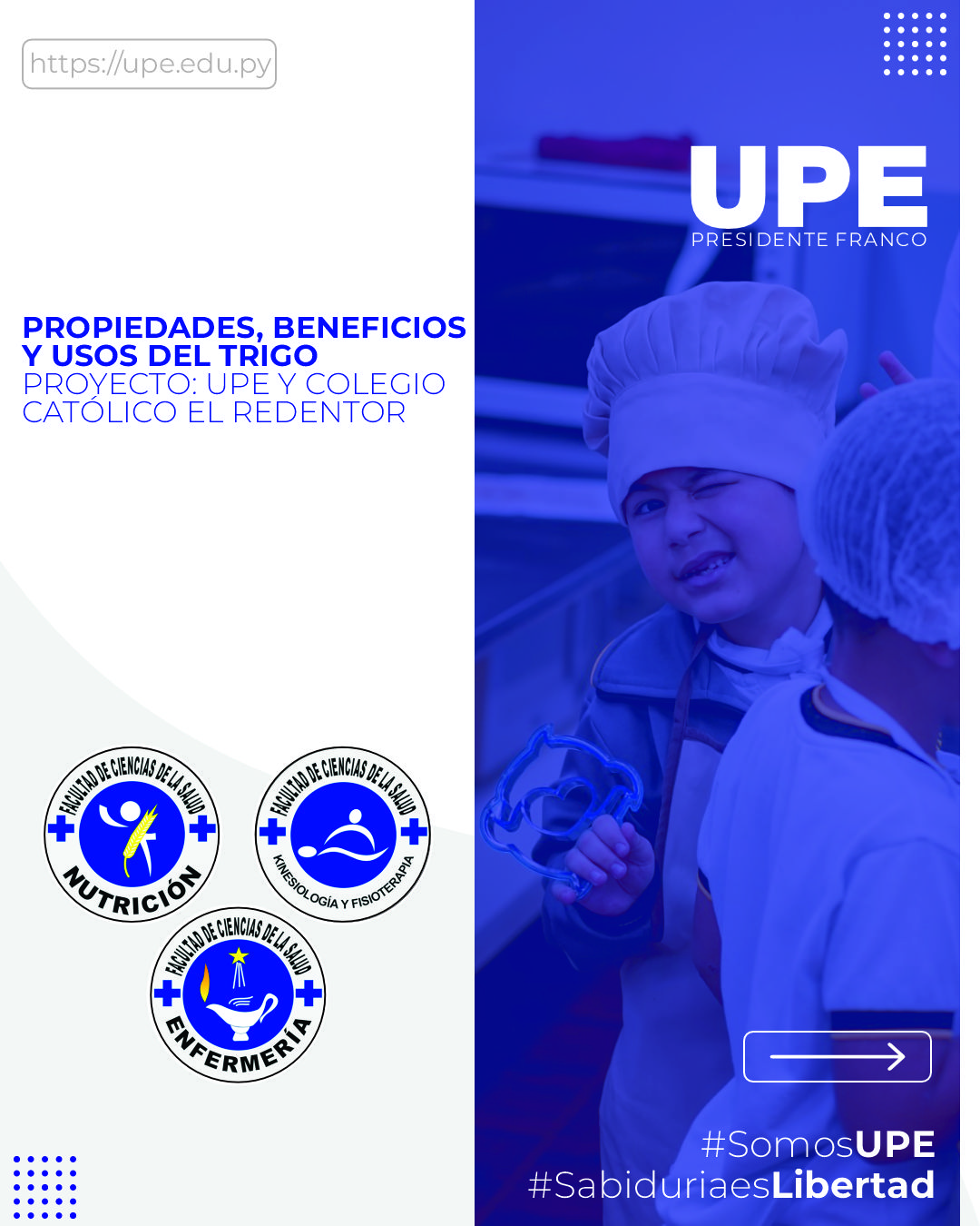 Iniciativa Educativa entre la UPE y el Colegio El Redentor: Nutrición y Educación