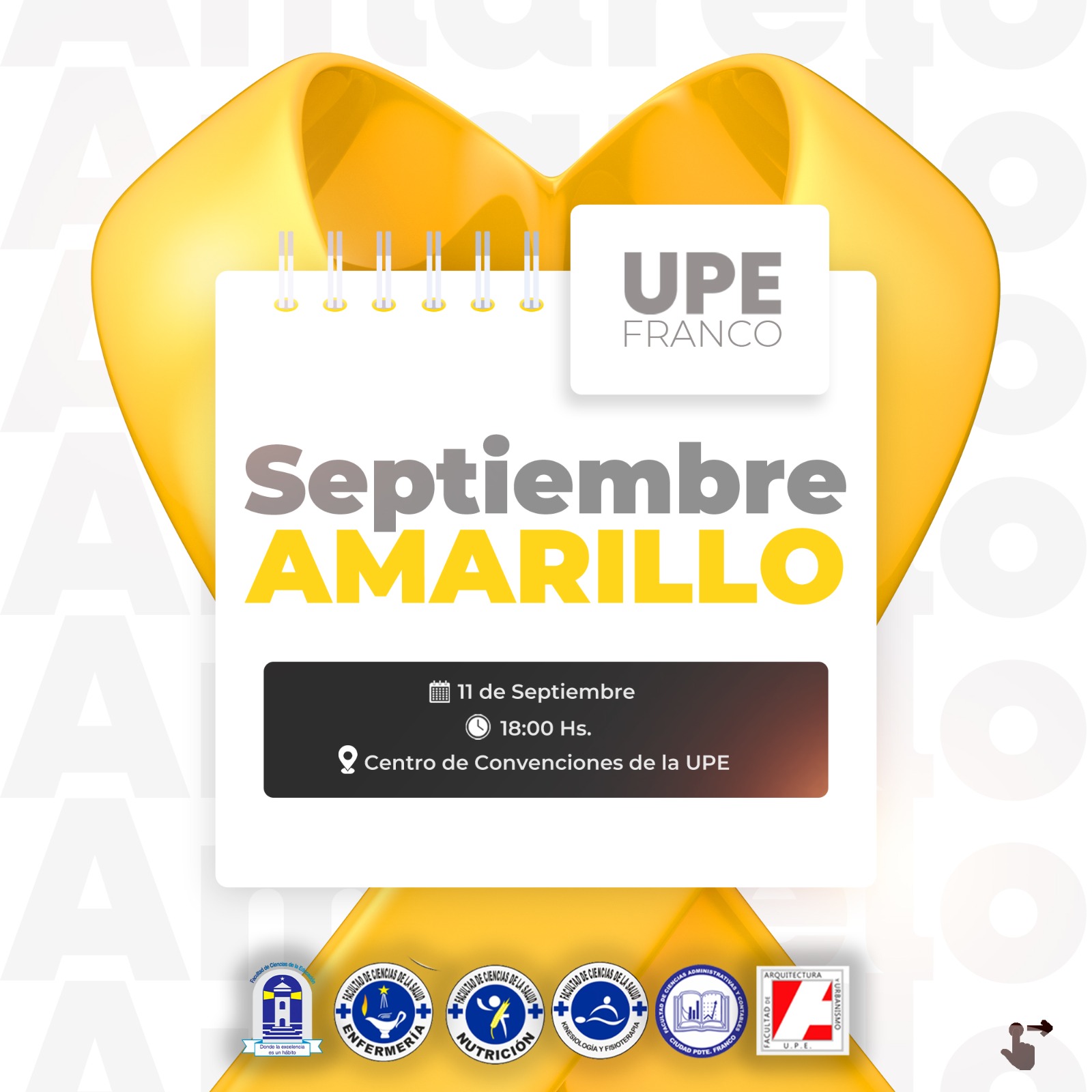 Septiembre Amarillo en UPE Franco: Unidos por la Salud Mental