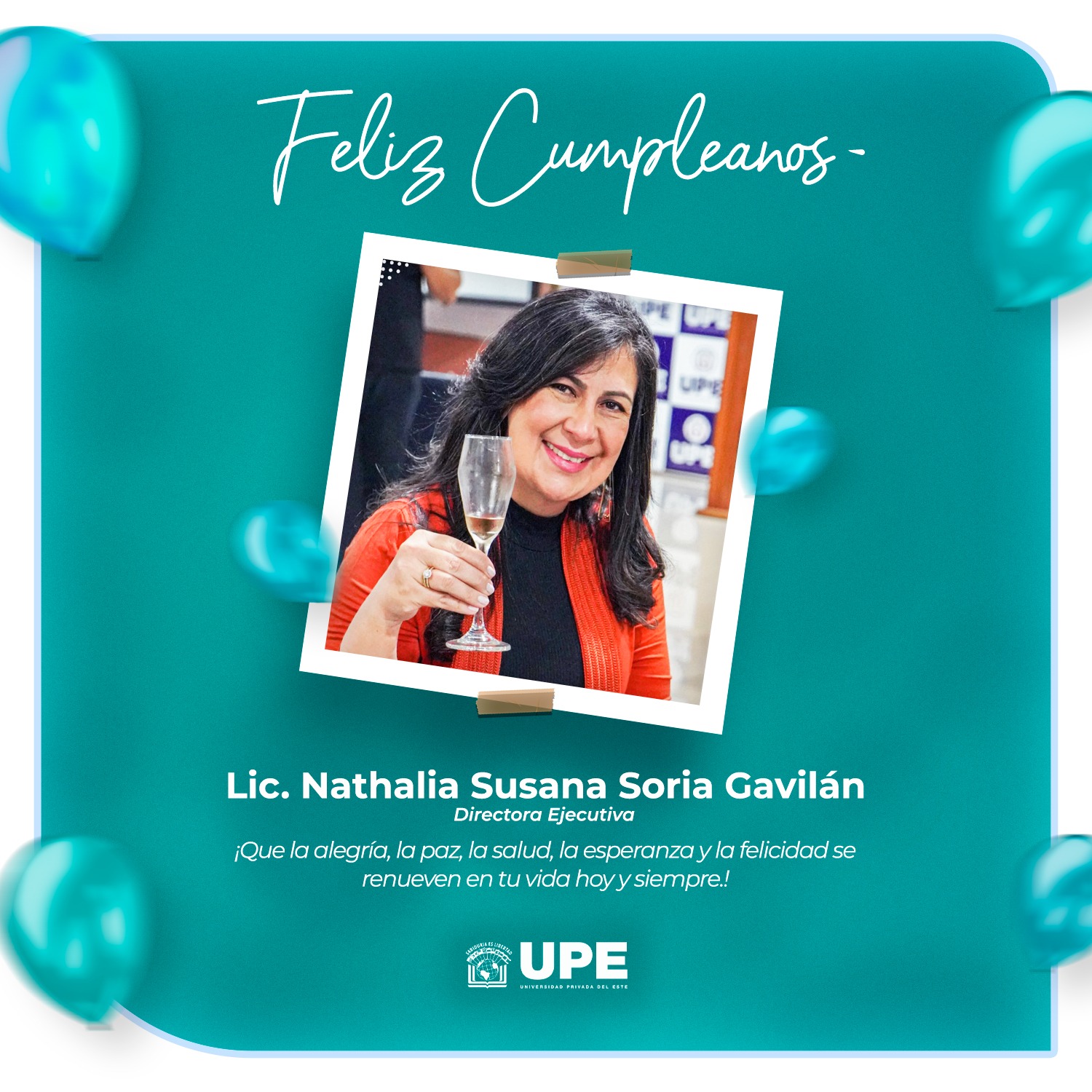 ¡Feliz cumpleaños, Lic. Nathalia Susana Soria!