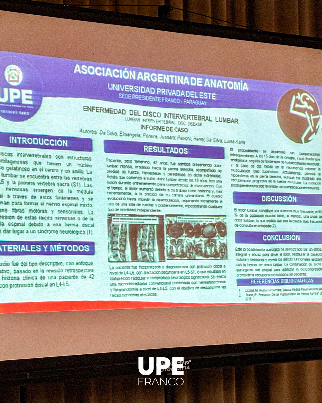 UPE presente en el LX Congreso Argentino de Anatomía: Un puente hacia el futuro de la medicina