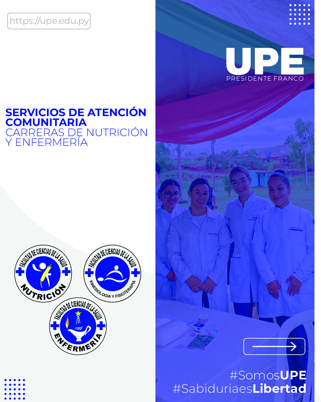 Estudiantes de la UPE ofrecen Servicios Comunitarios en Presidente Franco