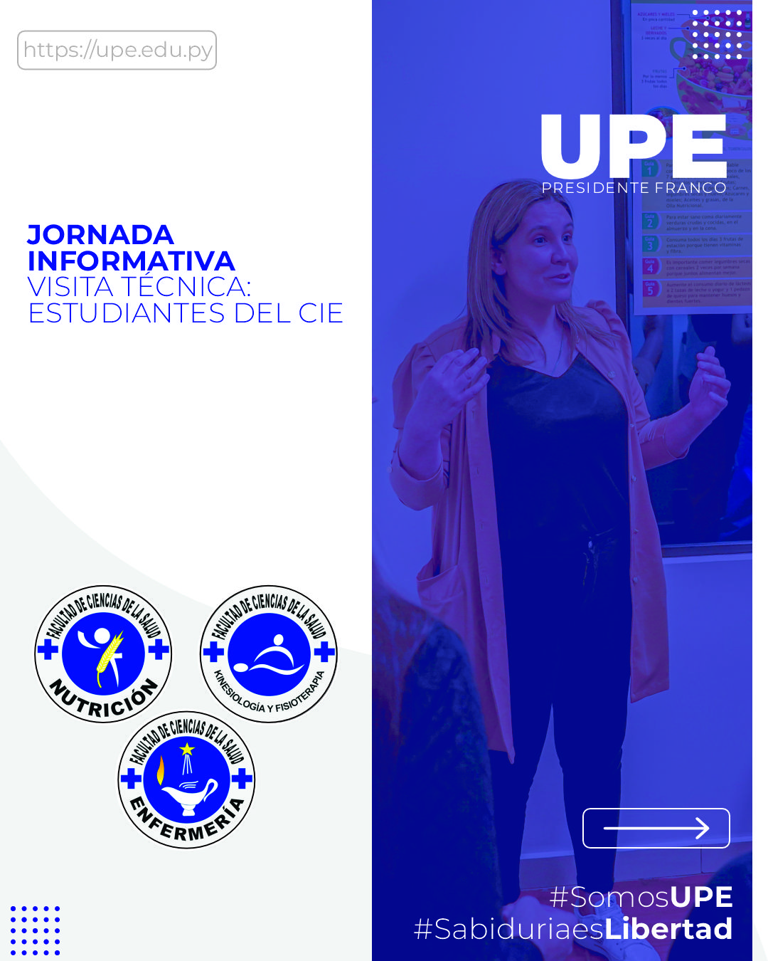 Visita Académica: Alumnos del CIE Conocen la carrera de Nutrición en UPE Franco