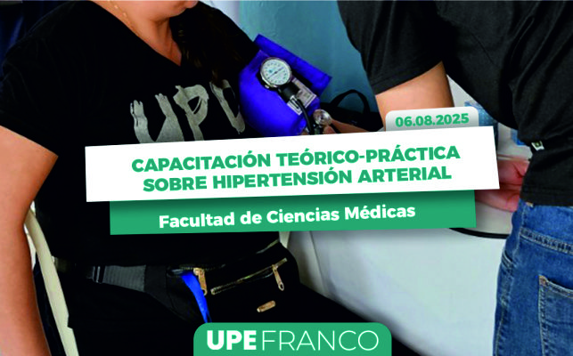 Capacitación Teórico–Práctico de Hipertensión Arterial: Estudiantes brindan atención y controles gratuitos a la comunidad