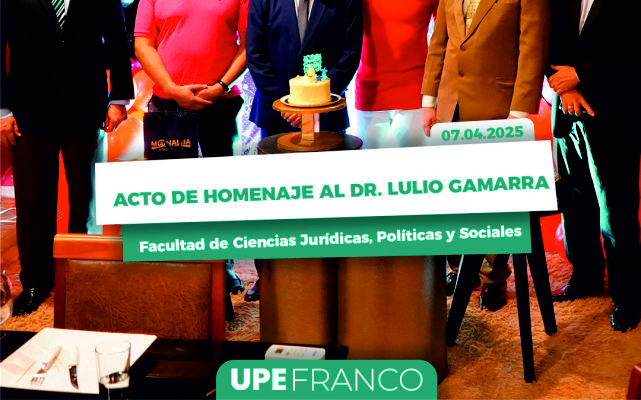 Homenaje al Dr. Lulio Gamarra por su cumpleaños