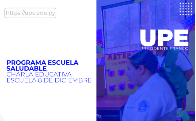 Estudiantes de Enfermería realizan una charla Educativa en la Escuela 8 de Diciembre 