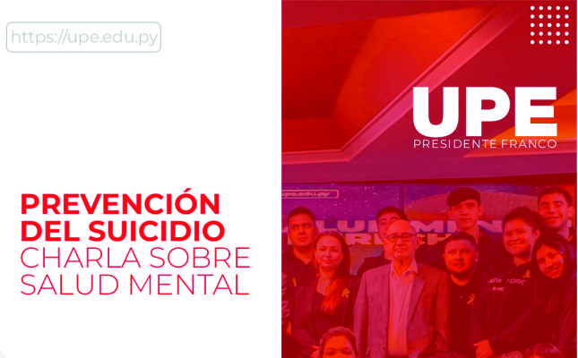Charla sobre Prevención del Suicidio: Salud Mental como Derecho Humano
