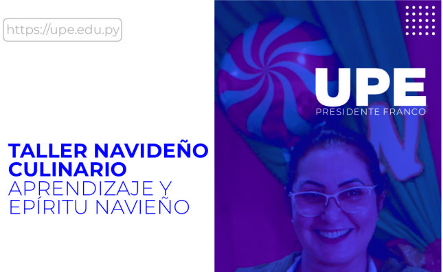 Taller Navideño Culinario en la UPE Franco