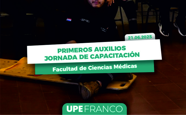 Estudiantes de Medicina UPE reciben capacitación en Primeros Auxilios