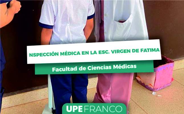  Jornada de inspección médica: Alumnos de Medicina aplican conocimientos en la comunidad escolar