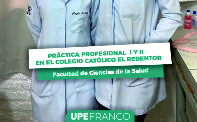 Estudiantes de Enfermería UPE realizan prácticas en el Colegio Redentor