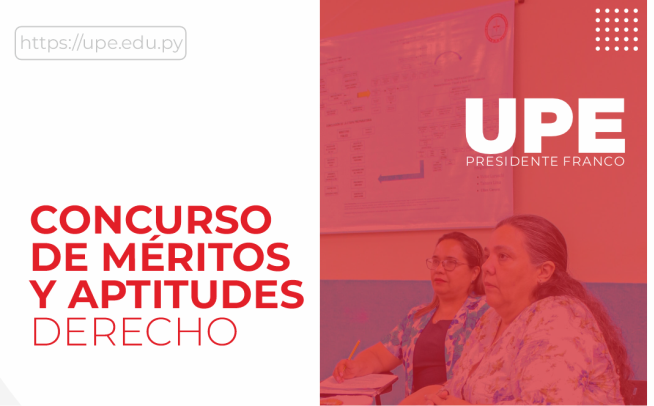 Carrera de Derecho: Concurso de Méritos y Aptitudes