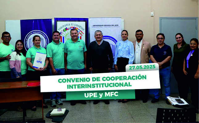 UPE y MFC formalizan Convenio de Cooperación Interinstitucional