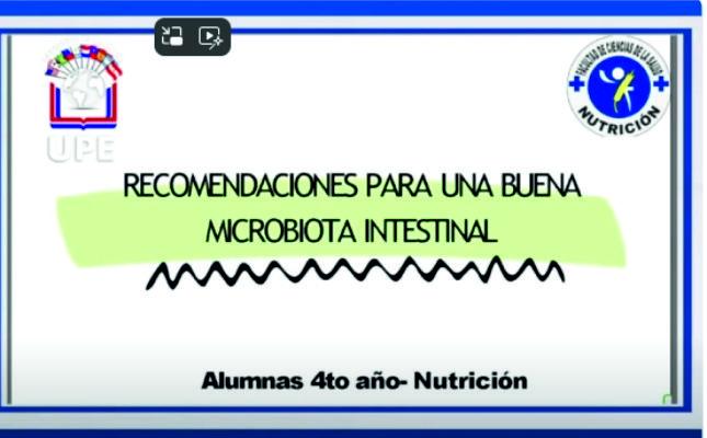 "Recomendaciones para una buena Microbiota Intestinal" - Día Mundial de la Salud Digestiva