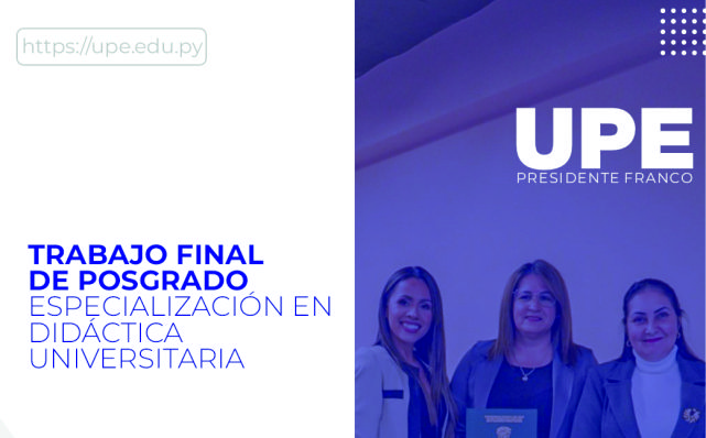 Nuevos Especialistas en Didáctica Universitaria: Defensa de Posgrado