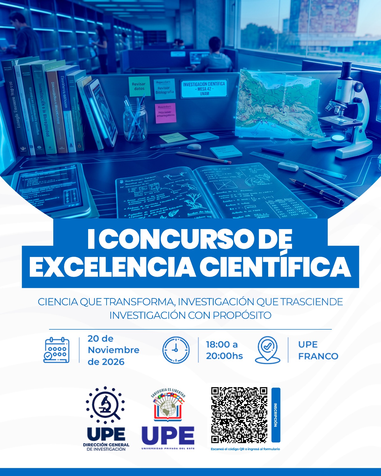 I CONCURSO DE EXCELENCIA CIENTÍFICA DE LA UPE – SEDE PRESIDENTE FRANCO