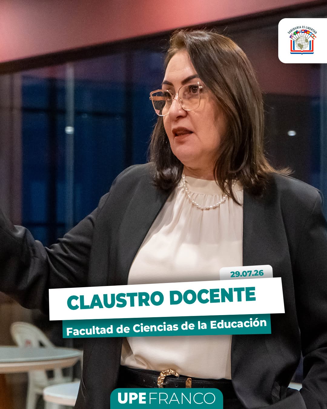 Claustro Docente – Segundo Periodo 2026 de la Facultad de Ciencias de la Educación