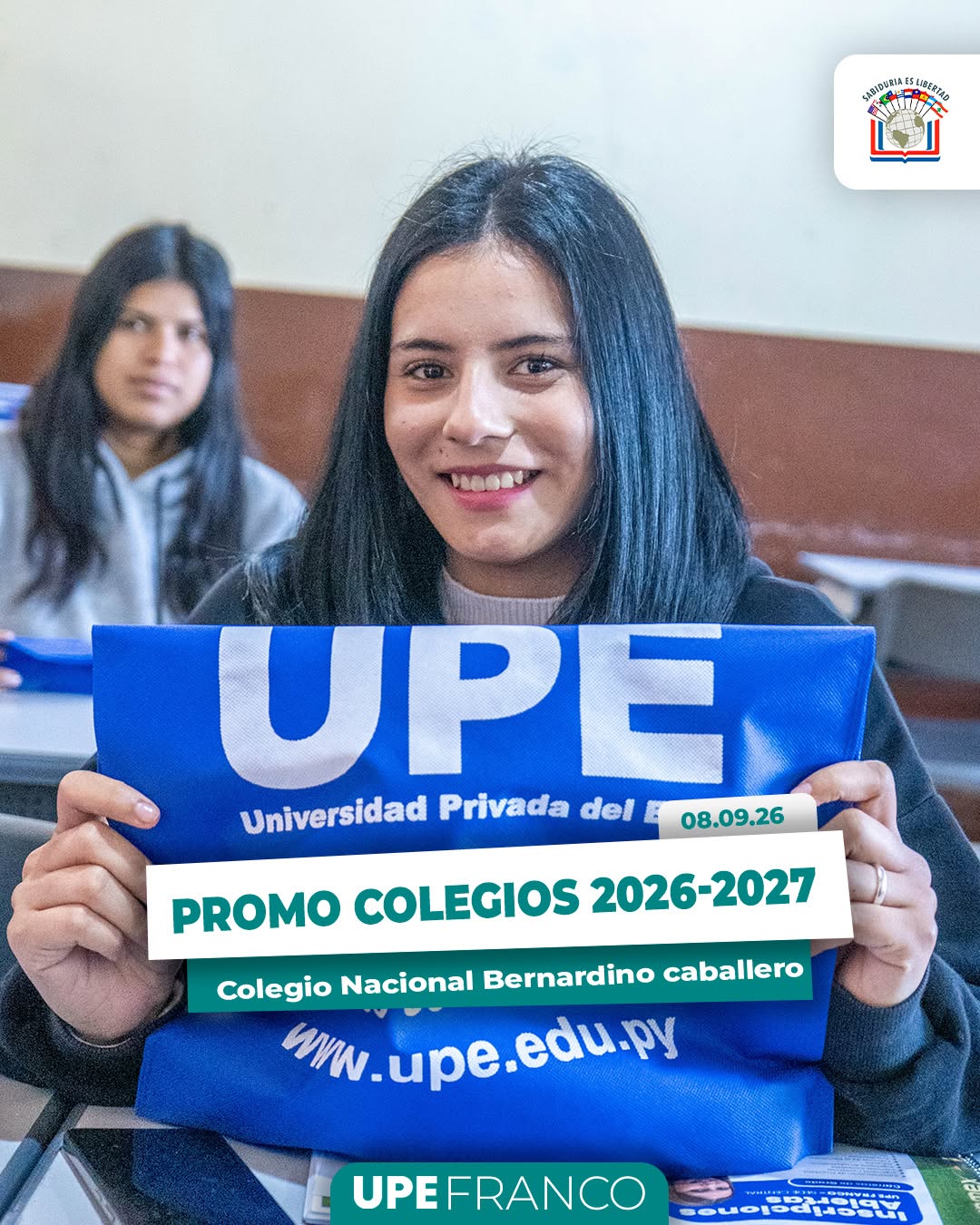 PROMO COLEGIOS 2026/2027 | UPE FRANCO