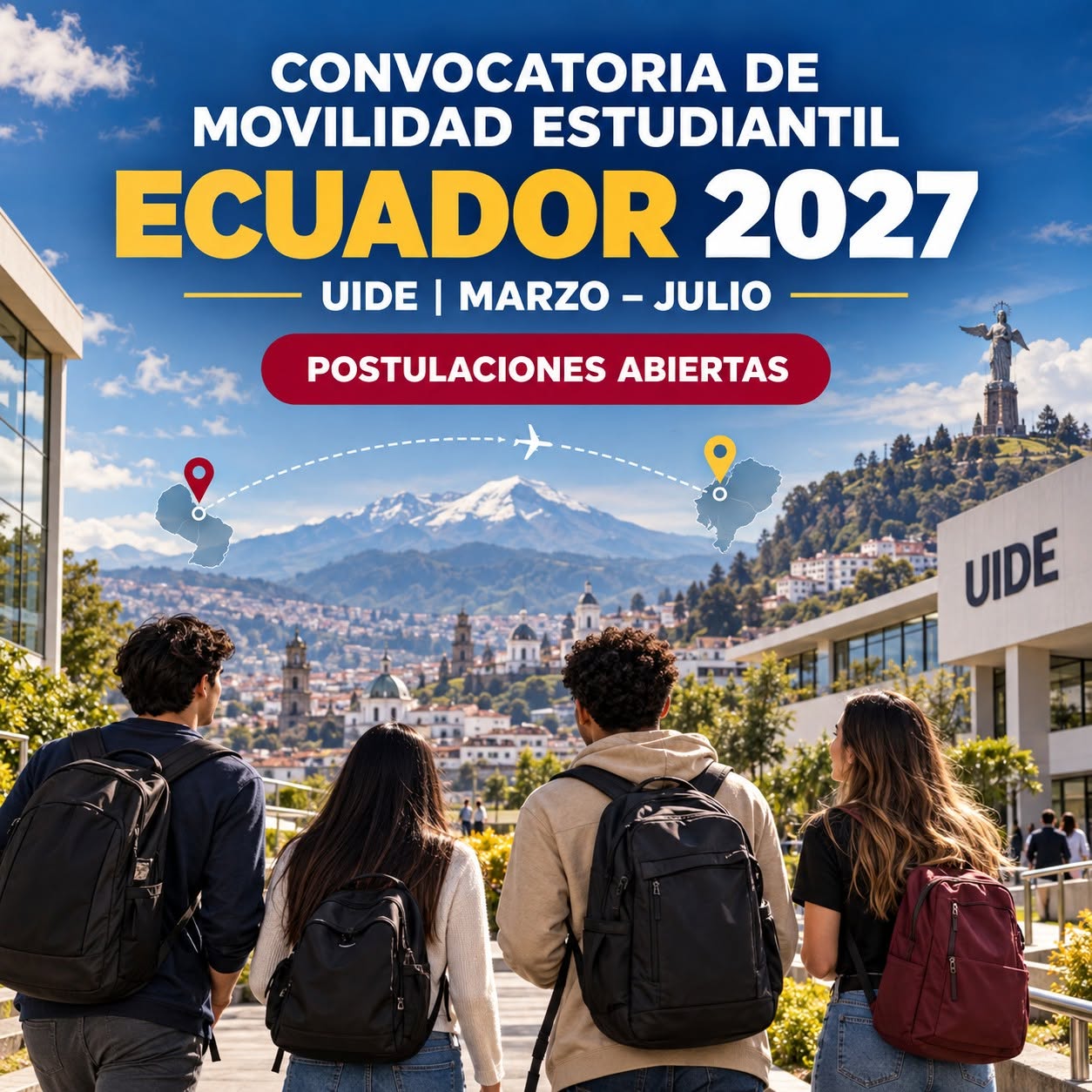  CONVOCATORIA DE MOVILIDAD ESTUDIANTIL A ECUADOR – 2027