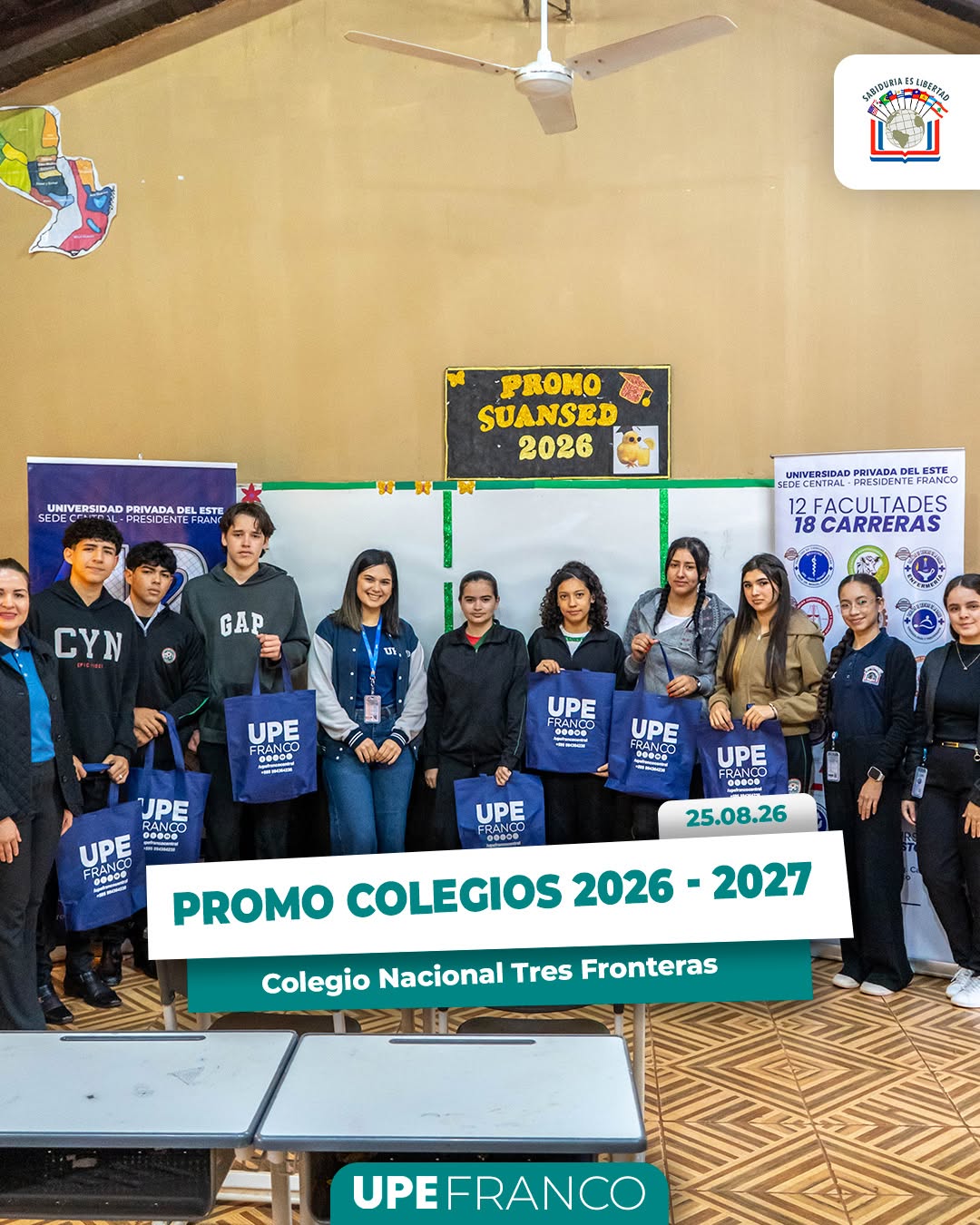 PROMO COLEGIOS 2026/2027 | UPE FRANCO