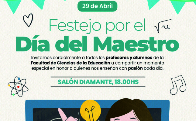 Celebración del Día del Maestro en Ciencias de la Educación: Homenaje a quienes enseñan con pasión