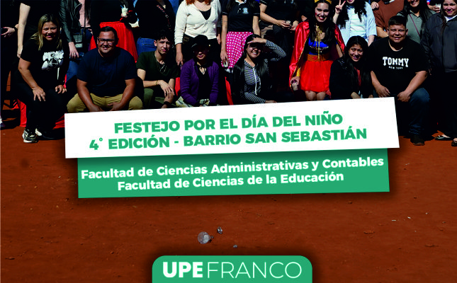 UPE celebró con éxito la 4.ª edición del Día del Niño en el barrio San Sebastián