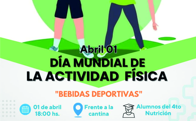 Estudiantes de Nutrición organizan Charla sobre bebidas deportivas por el Día Mundial de la Actividad Física