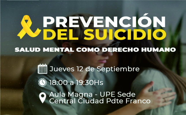 Conferencia Académica: Salud Mental como Derecho Humano y Prevención del Suicidio