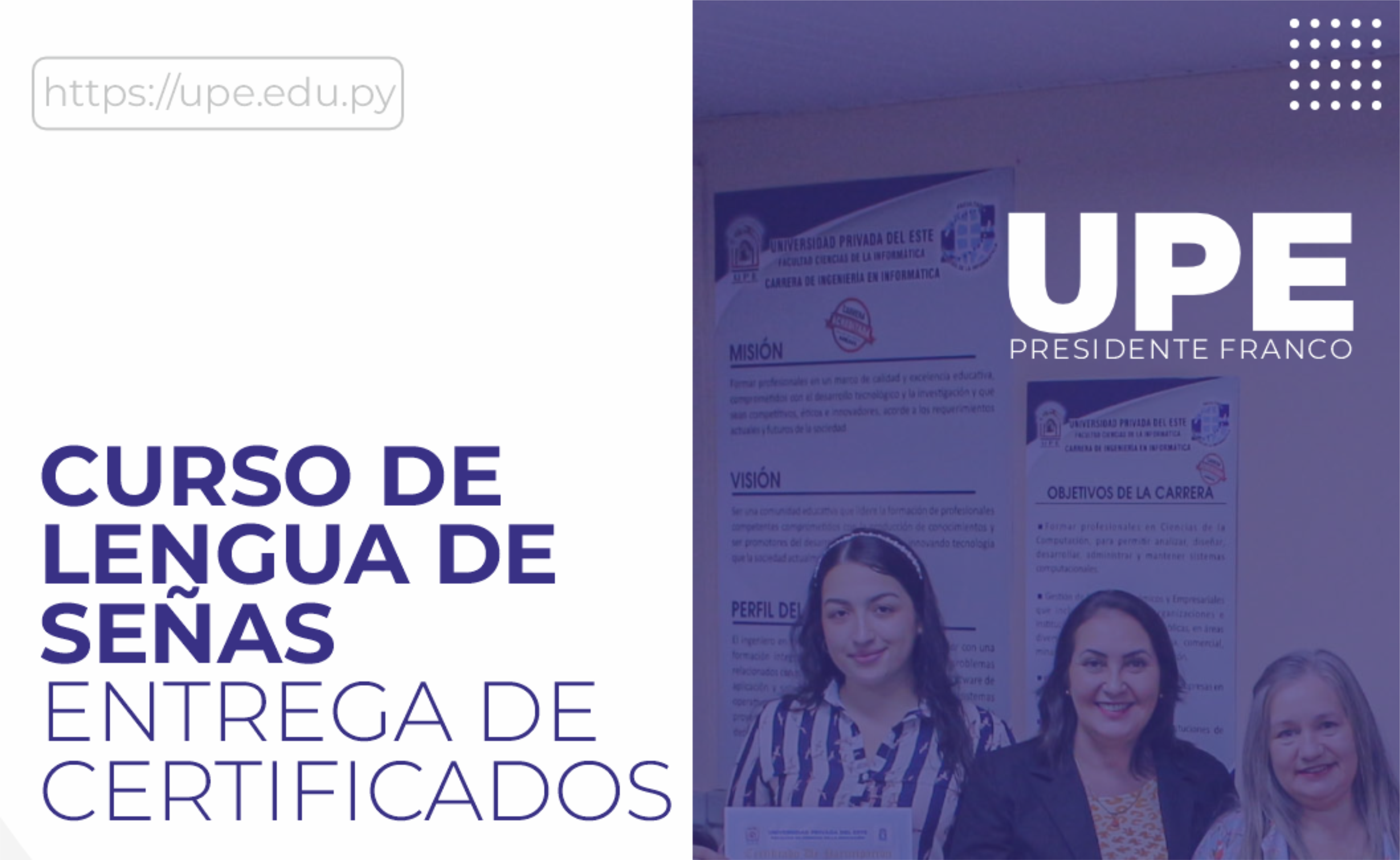 Finaliza el Curso de Lengua de Señas en la UPE: Entrega de certificados